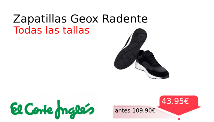 Zapatillas Geox Radente