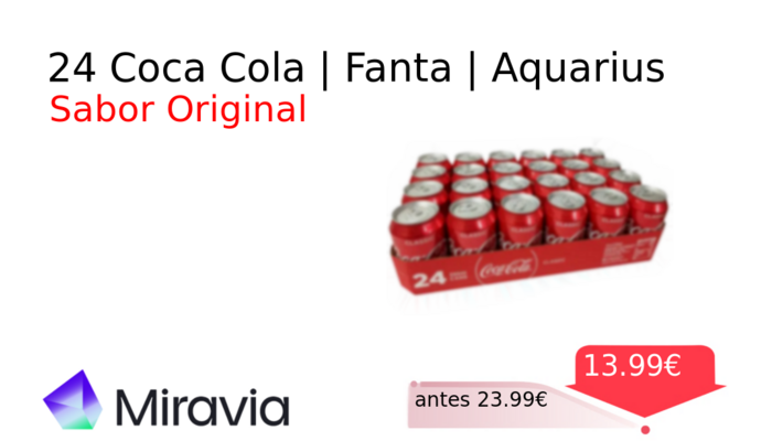 24 Coca Cola | Fanta | Aquarius