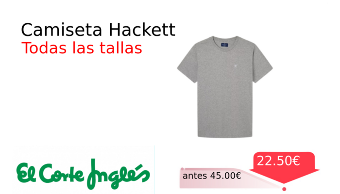 Camiseta Hackett