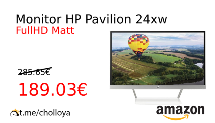 Monitor HP Pavilion 24xw