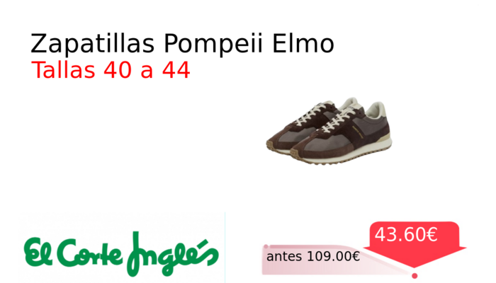 Zapatillas Pompeii Elmo