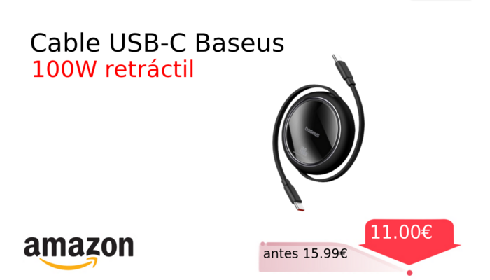 Cable USB-C Baseus