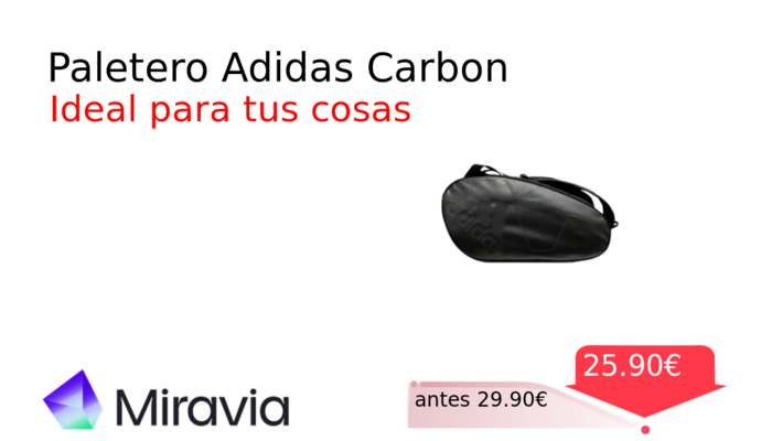 Paletero Adidas Carbon