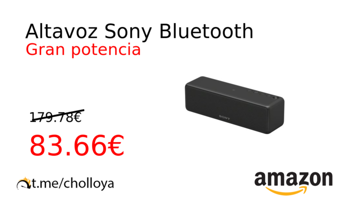 Altavoz Sony Bluetooth