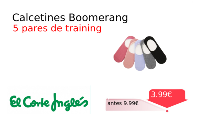 Calcetines Boomerang