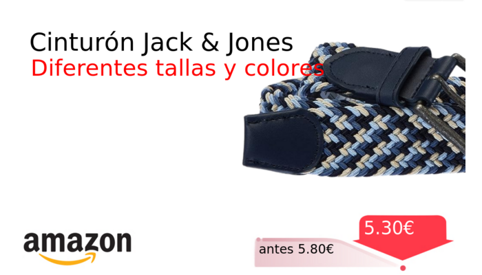 Cinturón Jack & Jones
