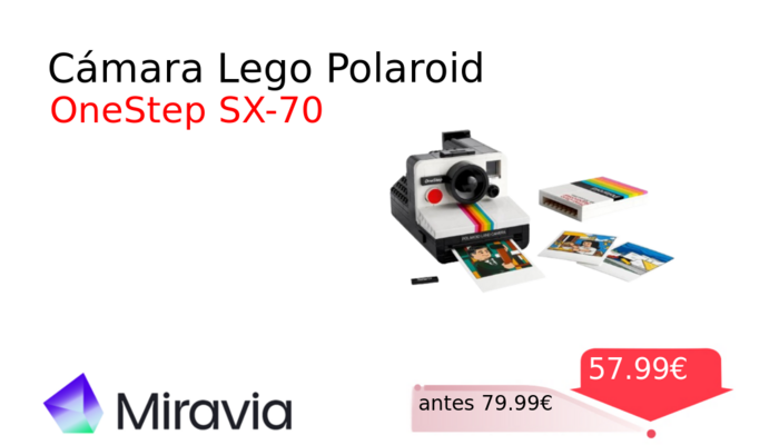 Cámara Lego Polaroid