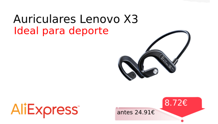 Auriculares Lenovo X3