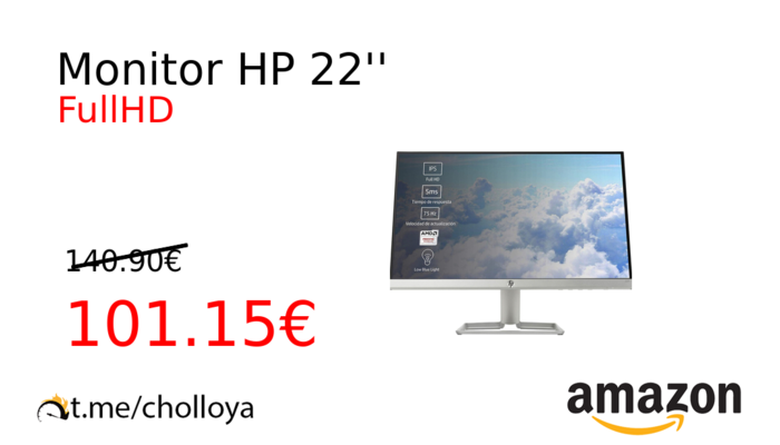 Monitor HP 22''