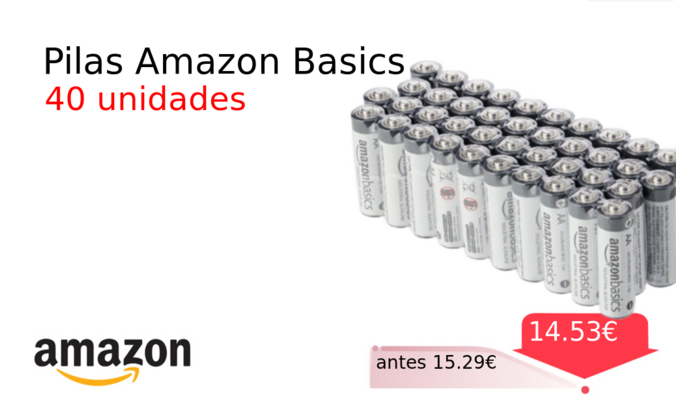 Pilas Amazon Basics
