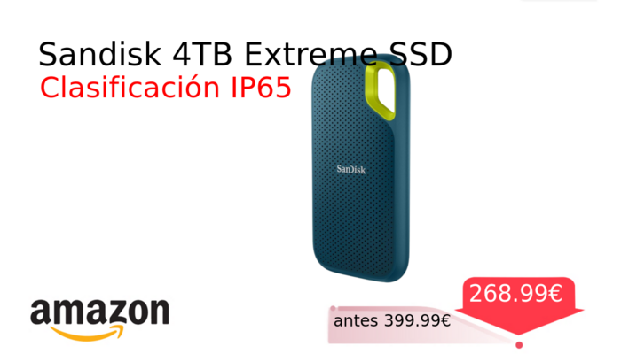 Sandisk 4TB Extreme SSD