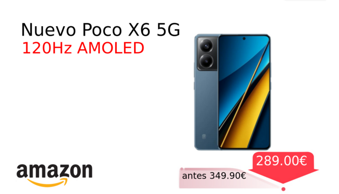 Nuevo Poco X6 5G