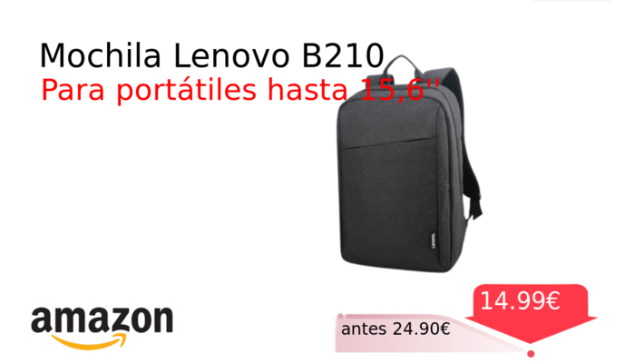 Mochila Lenovo B210