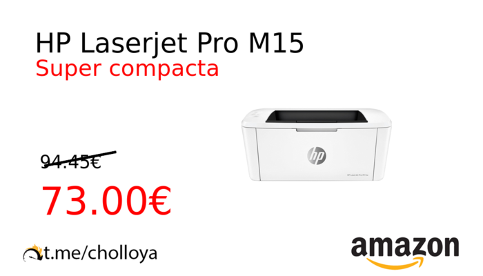 HP Laserjet Pro M15
