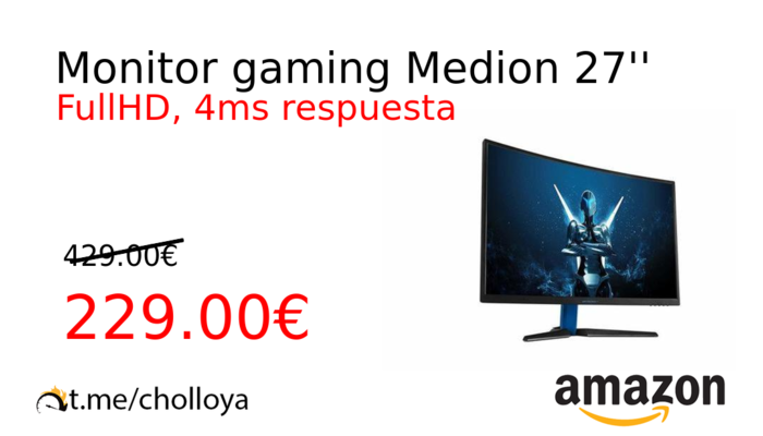 Monitor gaming Medion 27''