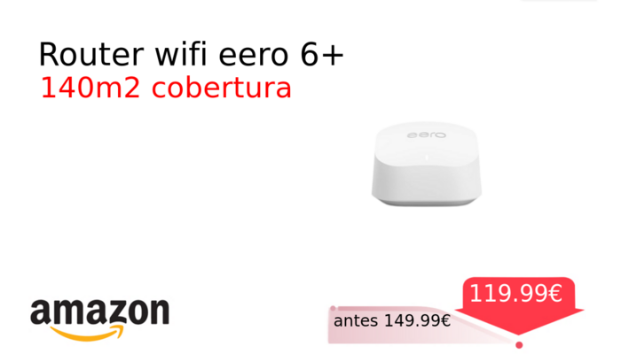 Router wifi eero 6+