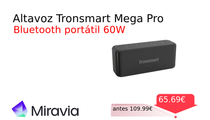 Altavoz Tronsmart Mega Pro