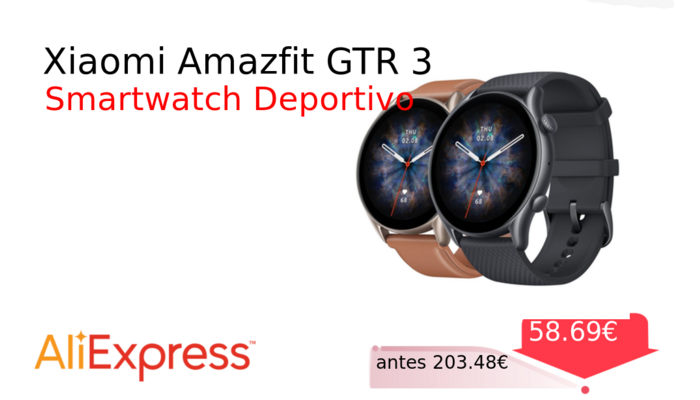 Xiaomi Amazfit GTR 3