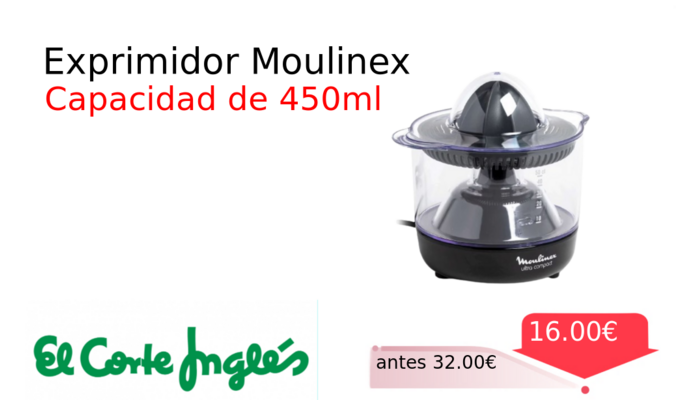Exprimidor Moulinex