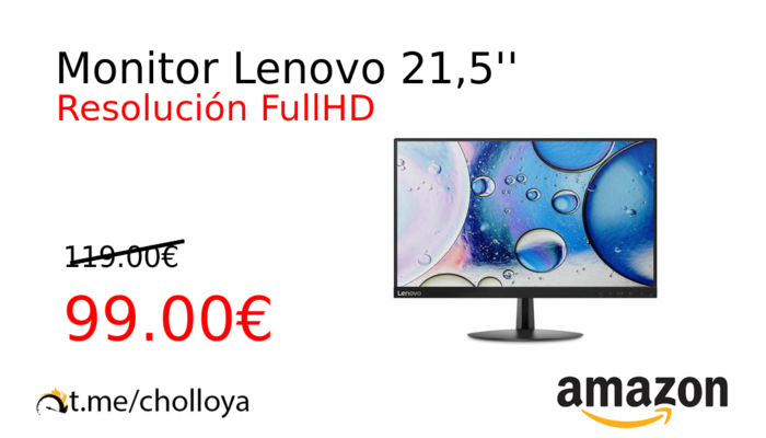 Monitor Lenovo 21,5''