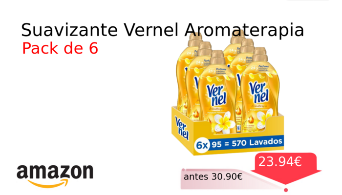 Suavizante Vernel Aromaterapia 