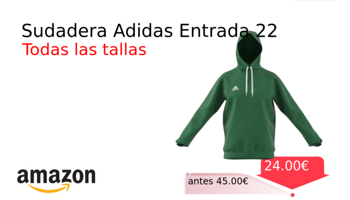 Sudadera Adidas Entrada 22