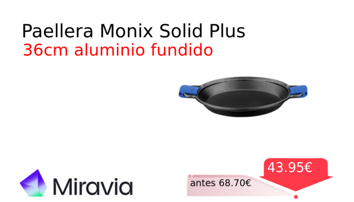 Paellera Monix Solid Plus