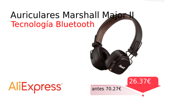 Auriculares Marshall Major II