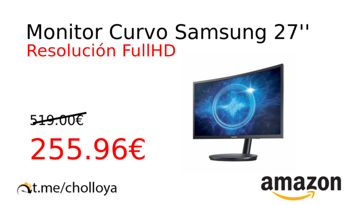 Monitor Curvo Samsung 27''