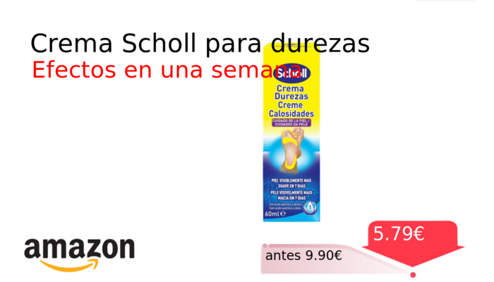 Crema Scholl para durezas