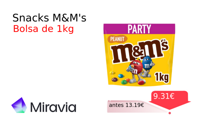 Snacks M&M's