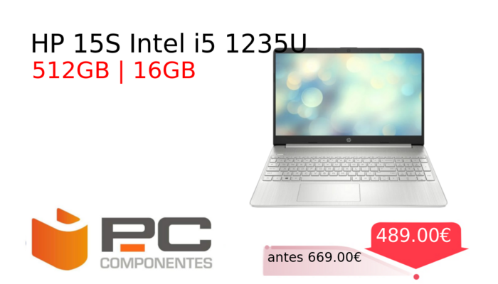 HP 15S Intel i5 1235U