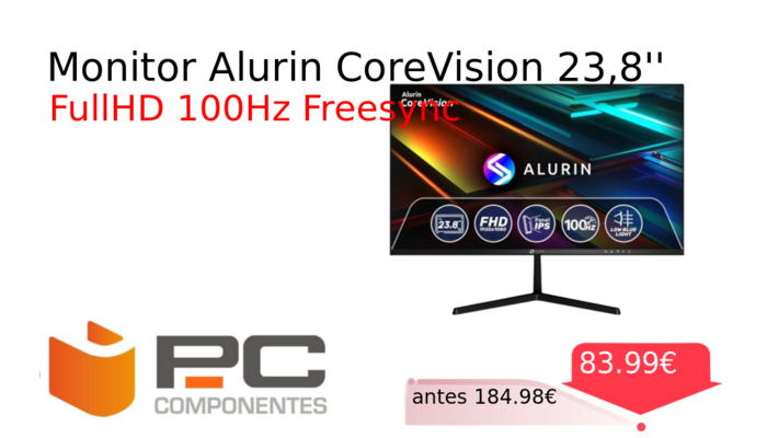 Monitor Alurin CoreVision 23,8''