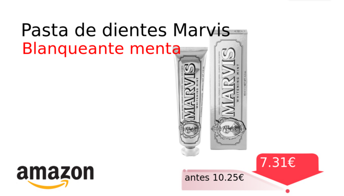 Pasta de dientes Marvis