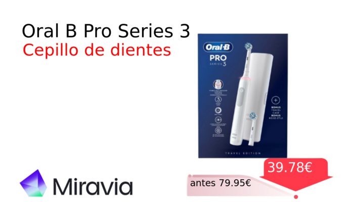 Oral B Pro Series 3