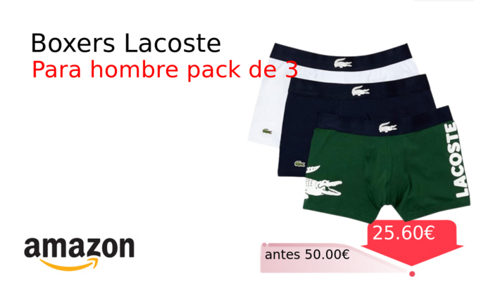 Boxers Lacoste