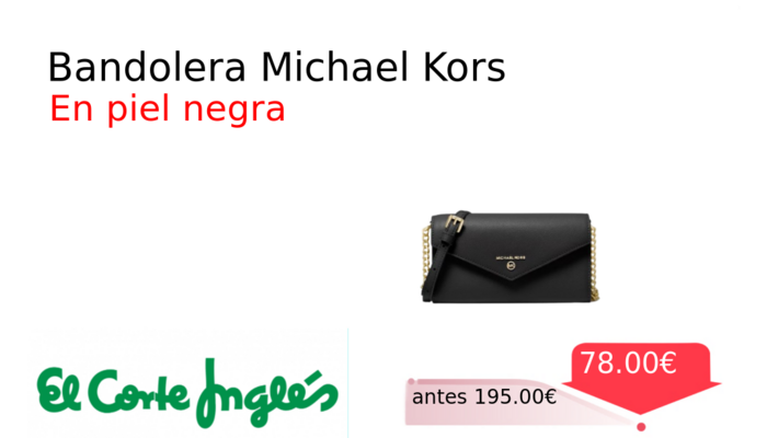 Bandolera Michael Kors