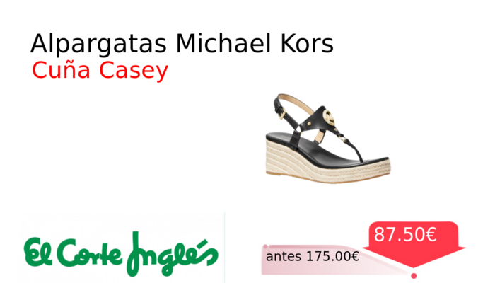 Alpargatas Michael Kors