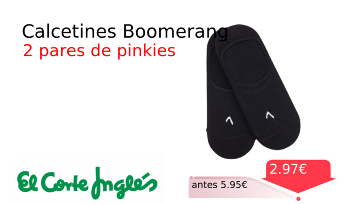 Calcetines Boomerang