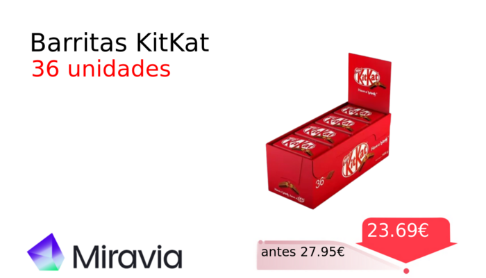 Barritas KitKat