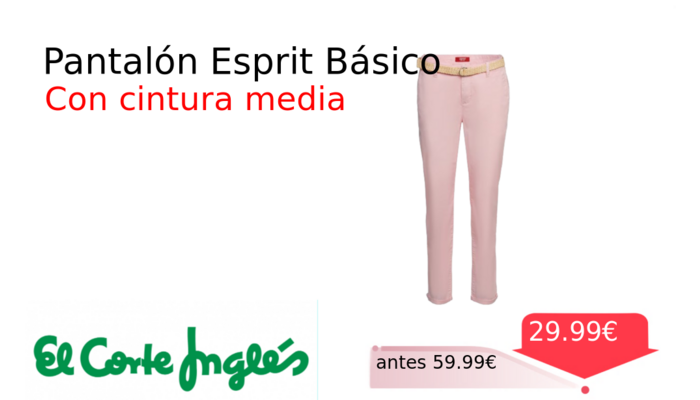 Pantalón Esprit Básico