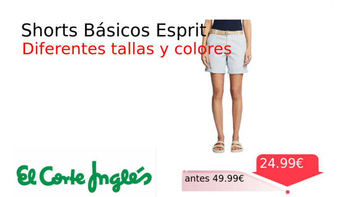 Shorts Básicos Esprit