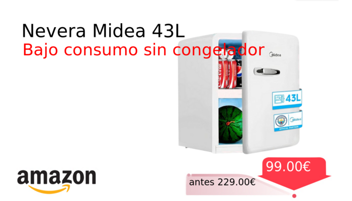 Nevera Midea 43L