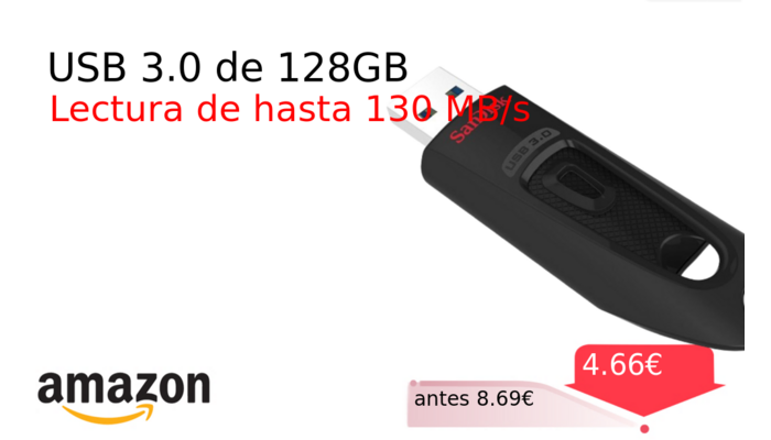 USB 3.0 de 128GB