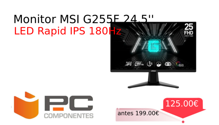 Monitor MSI G255F 24,5''