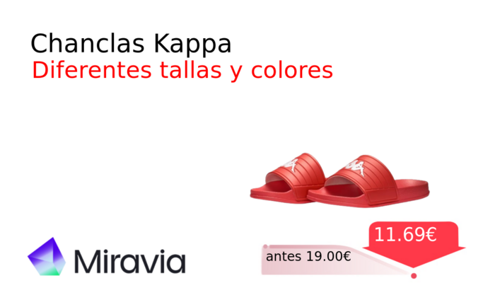 Chanclas Kappa