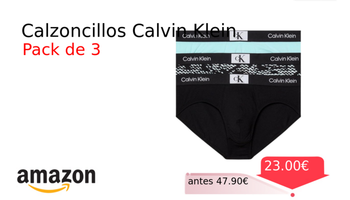 Calzoncillos Calvin Klein