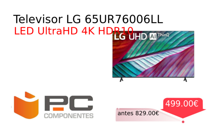 Televisor LG 65UR76006LL 