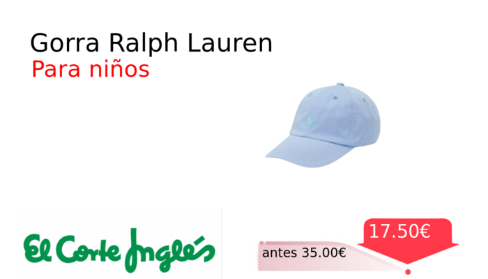 Gorra Ralph Lauren