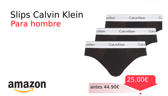 Slips Calvin Klein 